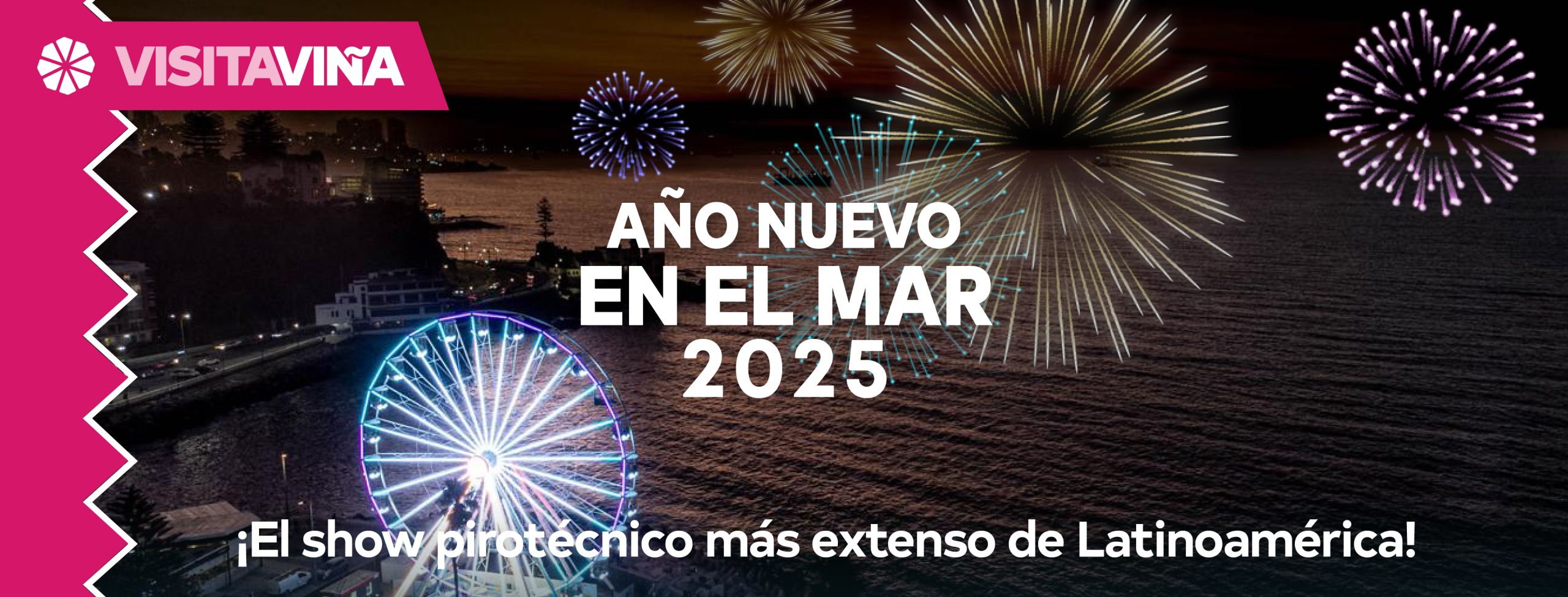 ¡Viña del Mar recibe el 2025 con un espectáculo pirotécnico único!